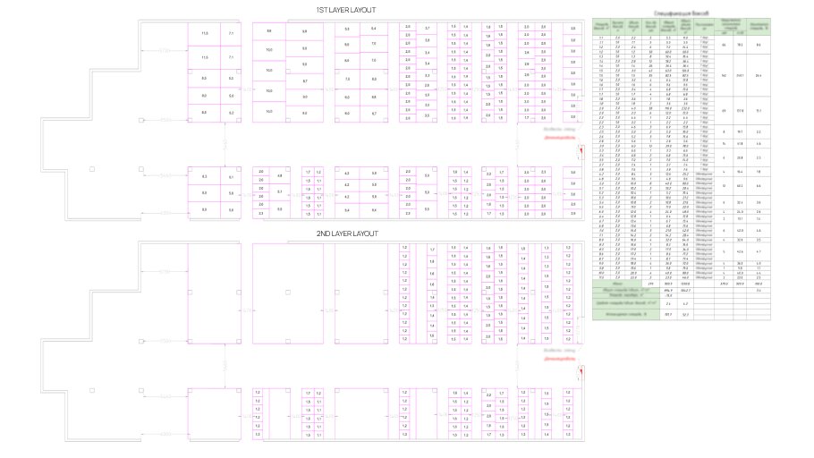 A layout mix example, SpaceHub
